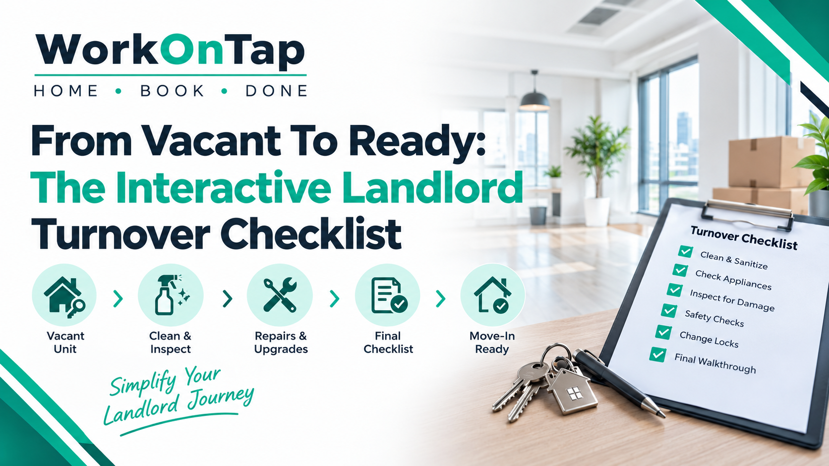 From Vacant To Ready: The Interactive Landlord Turnover Checklist